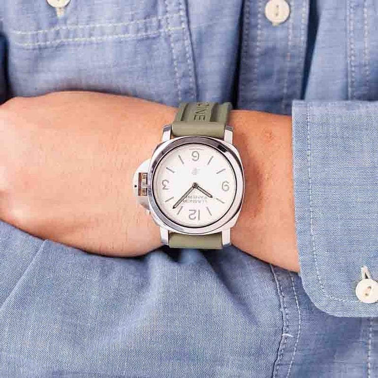 Panerai Luminor Base Logo PAM01087 White Dial