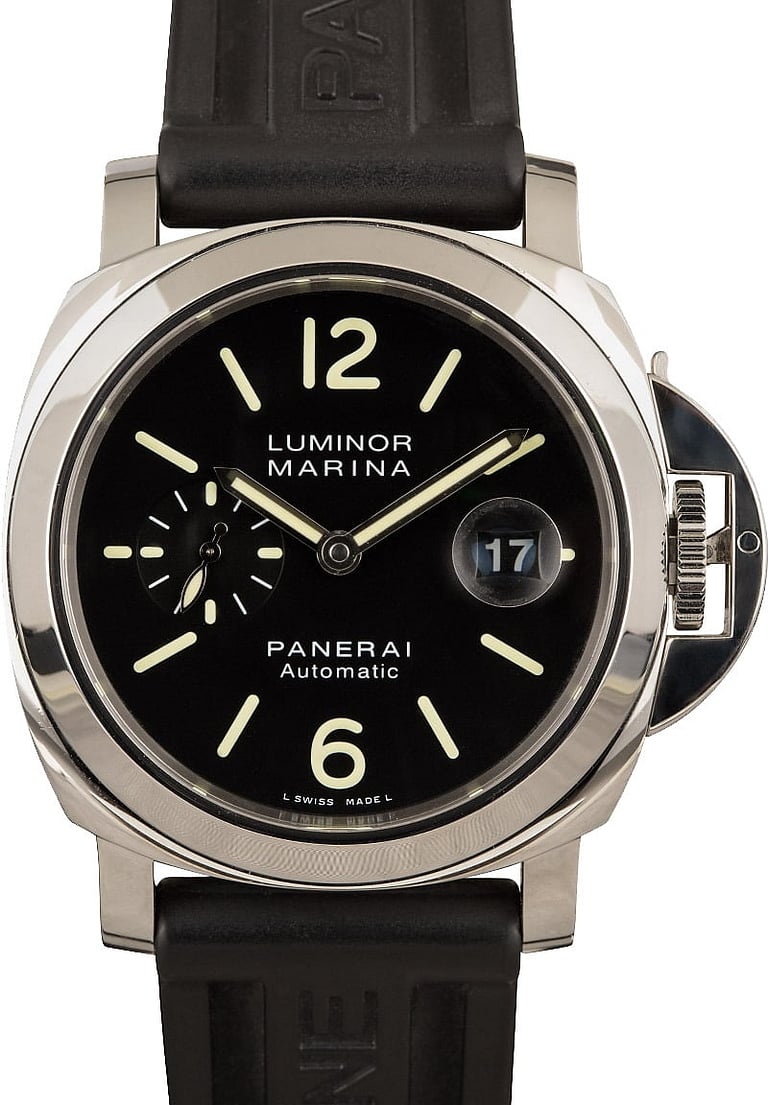 Panerai Luminor Marina PAM 104 Black Dial