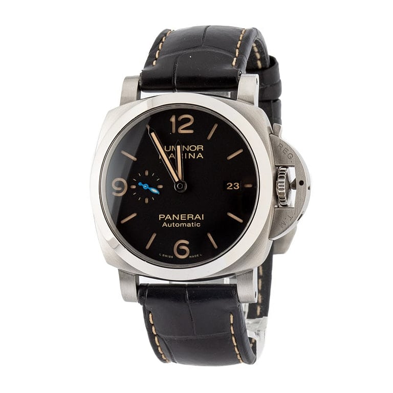 Panerai Luminor Marina Black Dial Ref PAM01312