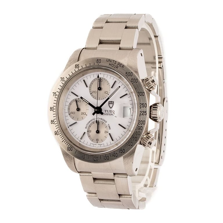 Tudor Oysterdate Big Block White Dial