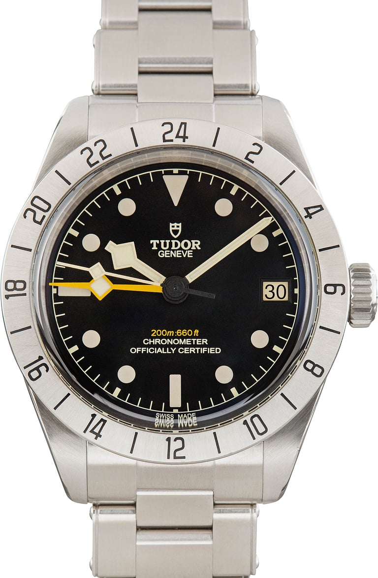 Pre-Owned Black Dial Tudor Black Bay Pro Ref 79470