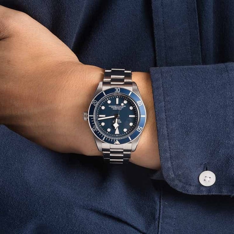 Used Tudor Heritage Black Bay Ref 79030B Blue Dial