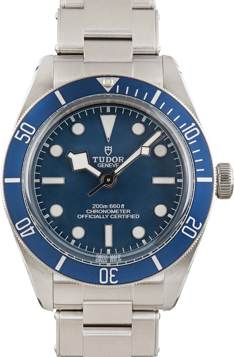 Used Tudor Heritage Black Bay Ref 79030B Blue Dial