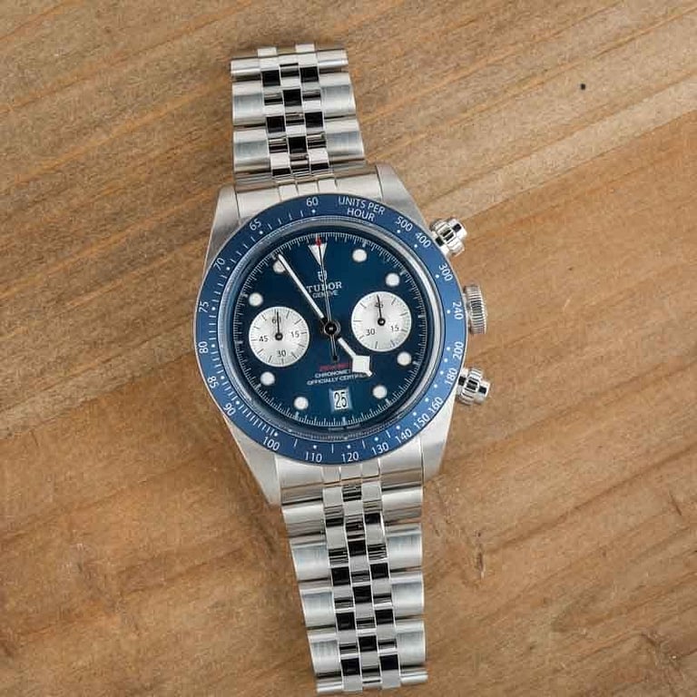 Tudor Black Bay Chrono Ref 79360 Blue Dial