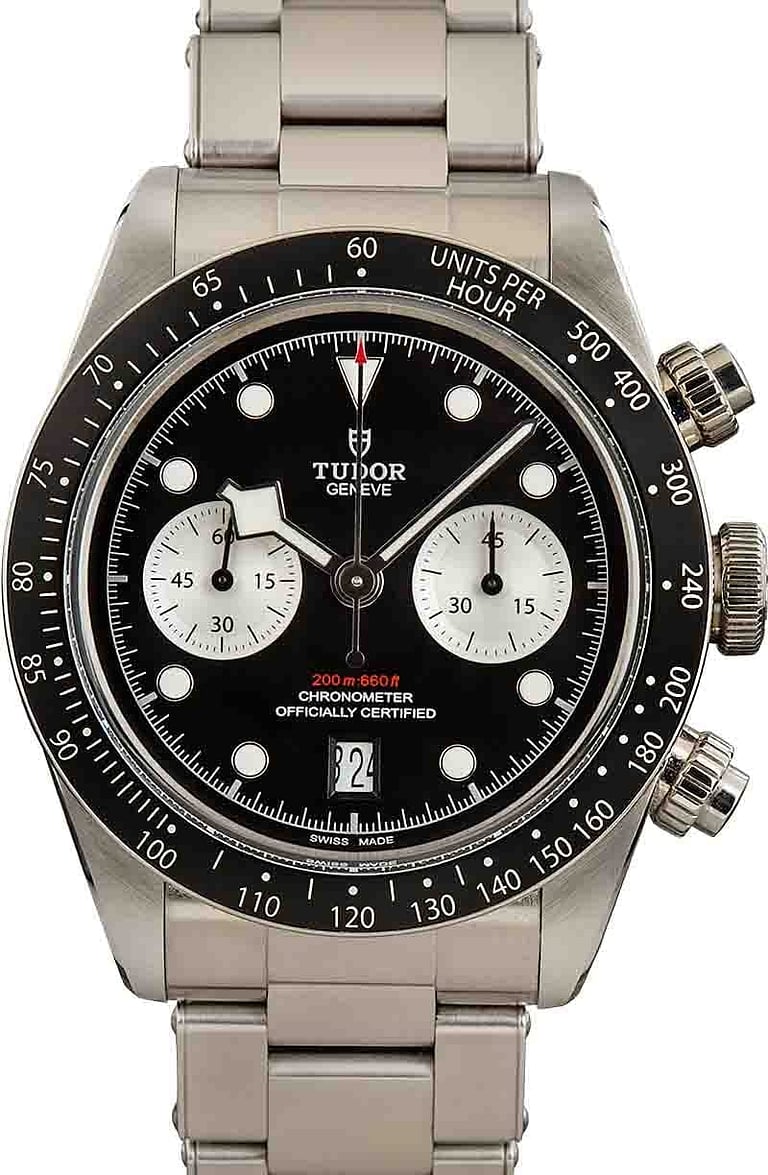 Pre-Owned Tudor Black Bay Chrono Steel