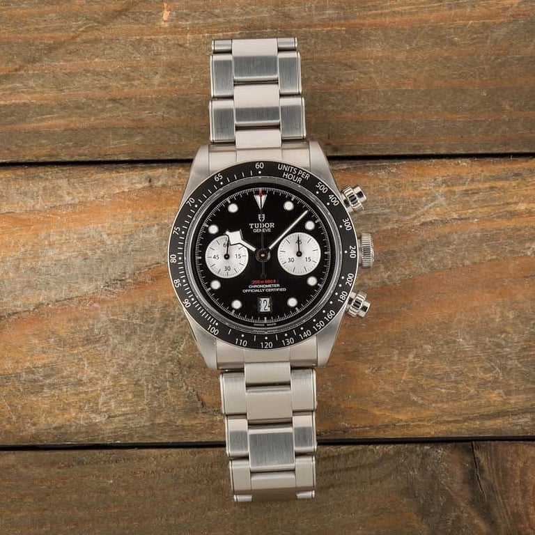 Pre-Owned Tudor Black Bay Chrono Steel
