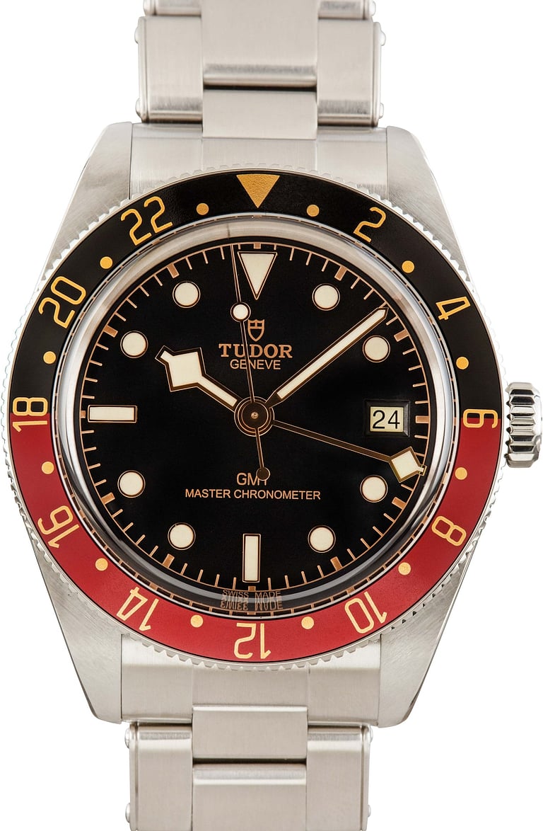 Pre-owned Tudor Black Bay 58 GMT Black & Burgundy Bezel