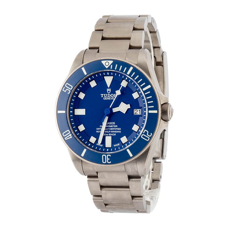 Pre-owned Tudor Pelagos Ref 25600TB Blue Dial