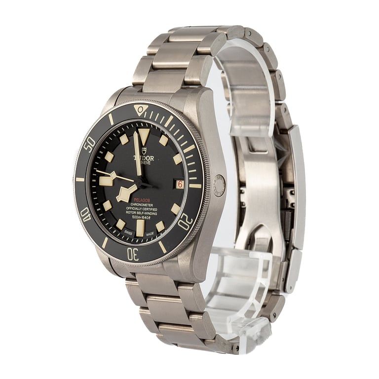Used Black Dial Tudor Pelagos LHD Ref 25610TNL Titanium