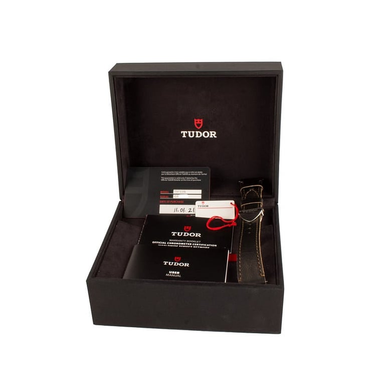 Pre-Owned Tudor Heritage Black Bay 79733N Leather Strap