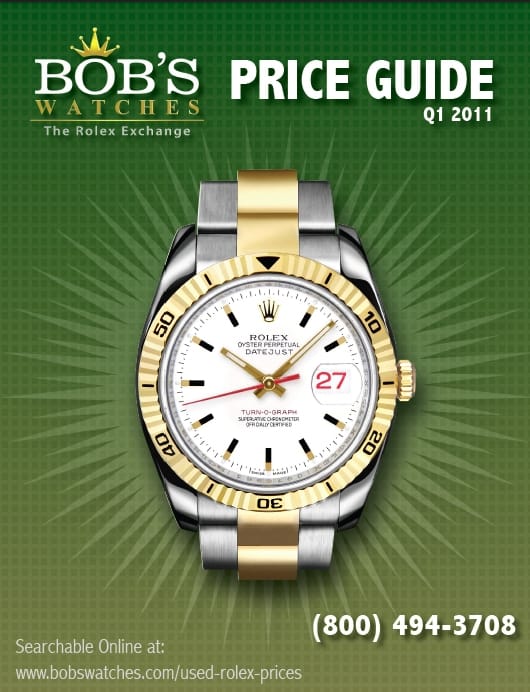 bob's watches price list