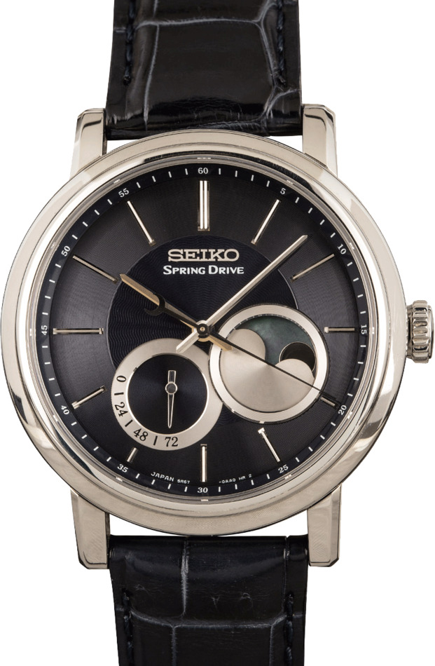 Seiko Moonphase Limited Edition Stainless Steel