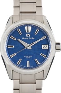 Pre-Owned Grand Seiko Evolution 9 Collection SLGA019 Blue Dial