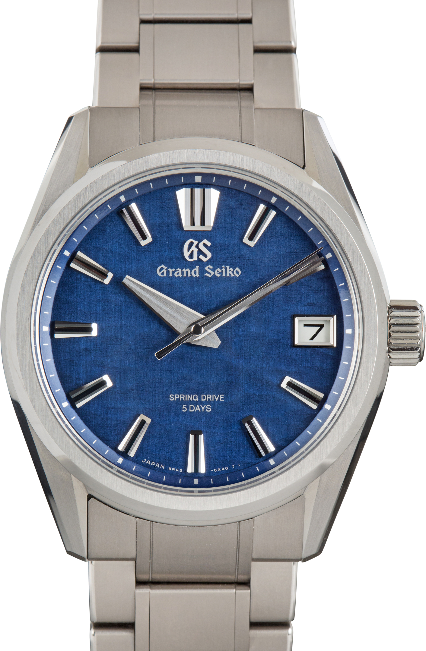Used Grand Seiko Evolution 9 Collection Ref SLGA019 Blue Dial