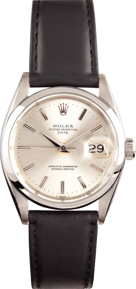 Rolex Vintage Oyster Perpetual Men's Steel Watch 6286