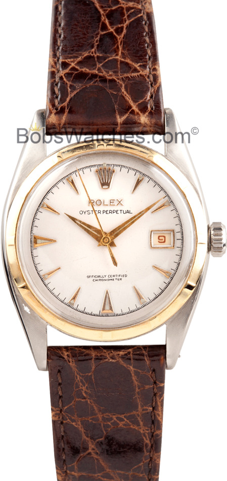 rolex with leather strap price