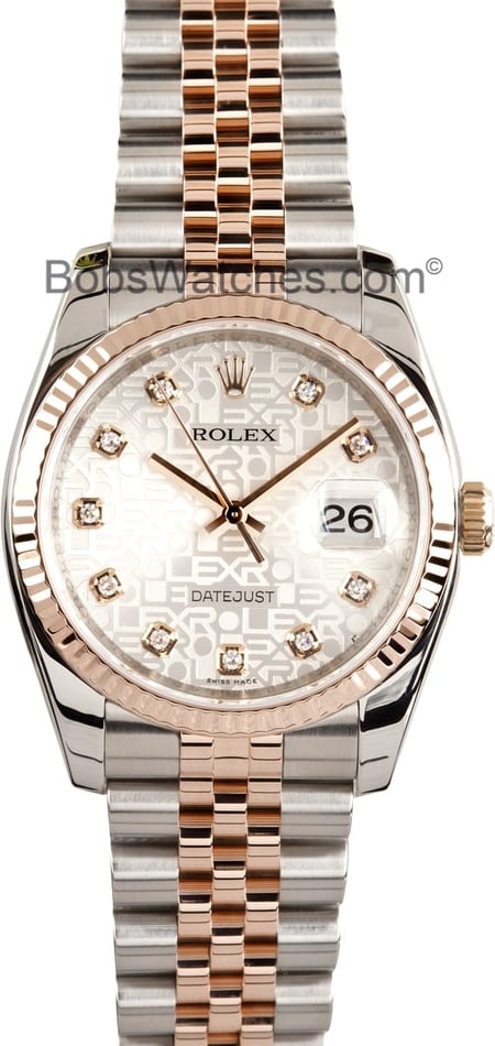 Rolex Datejust Mens 31 Jewels Automatic Watch 116231WRJ