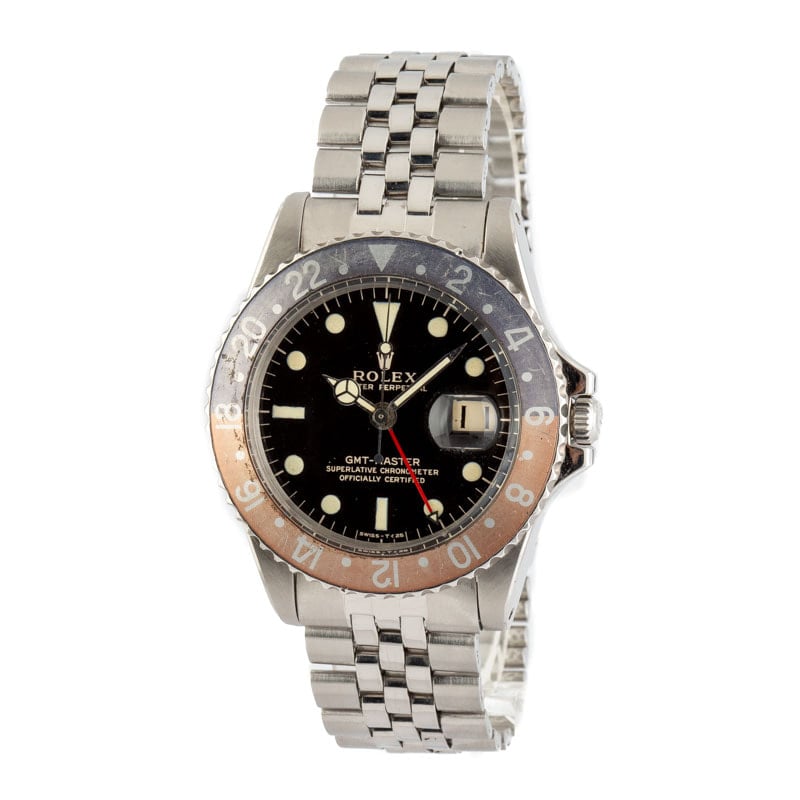 Vintage Rolex GMT-Master 1675 Glossy Gilt Dial