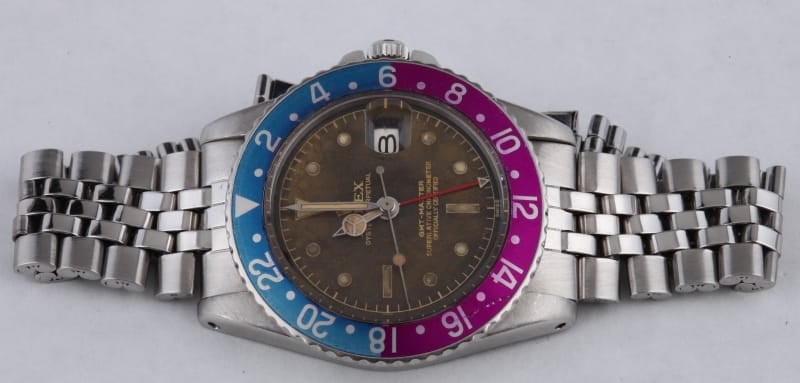 Vintage Rolex GMT-Master II 1675 Tropic Dial