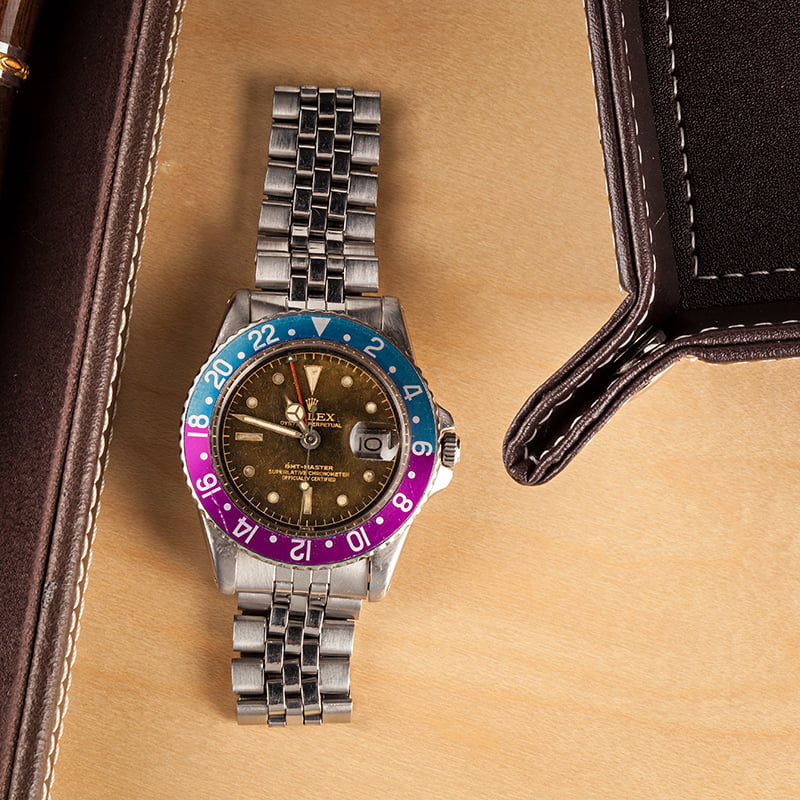 Vintage Rolex GMT-Master 1675 Tropic Dial