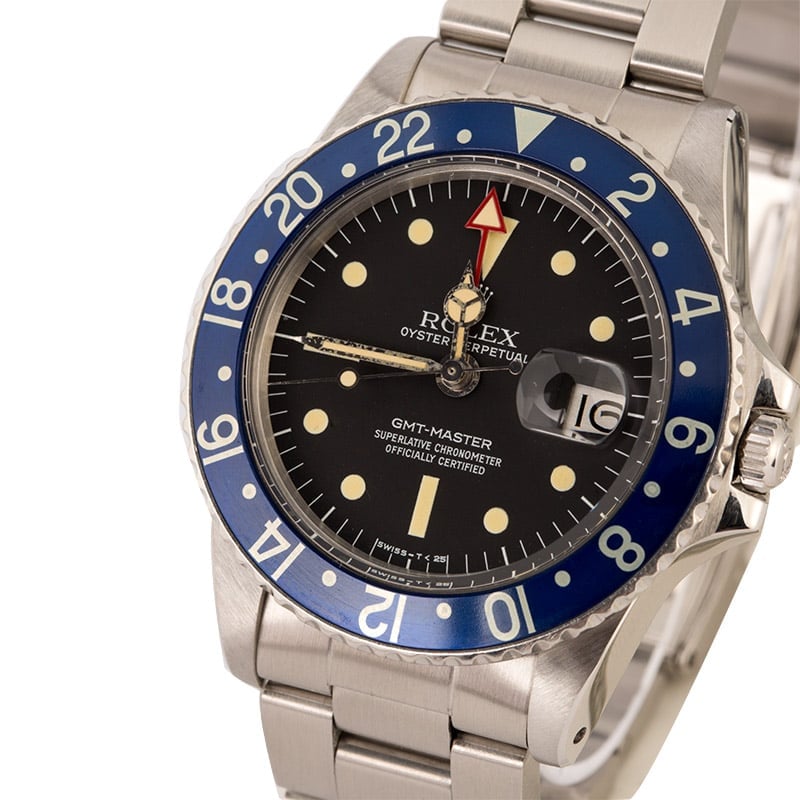 Vintage 1978 Rolex GMT Master 1675 Blueberry