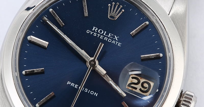 Rolex OysterDate 6694 Blue Dial