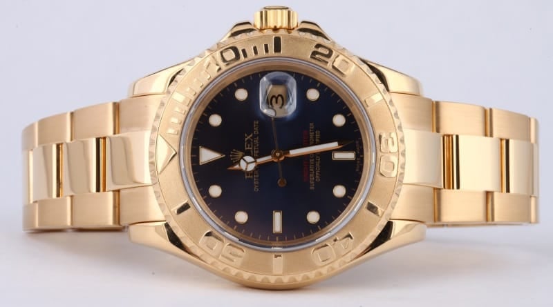 Rolex Yachtmaster 18k Gold 16628 Pre-Owned