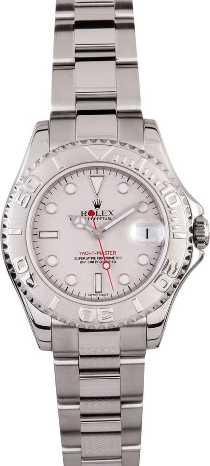 Rolex Yachtmaster Midsize Platinum