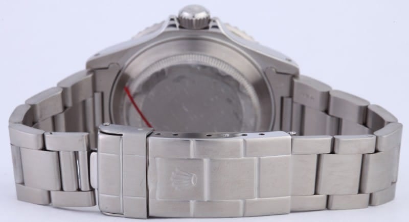 Pre-owned Rolex Men's Submariner Stainless Steel Black Dial 16610