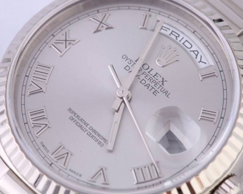 Pre-owned Mens Rolex President 18k White Gold 118239