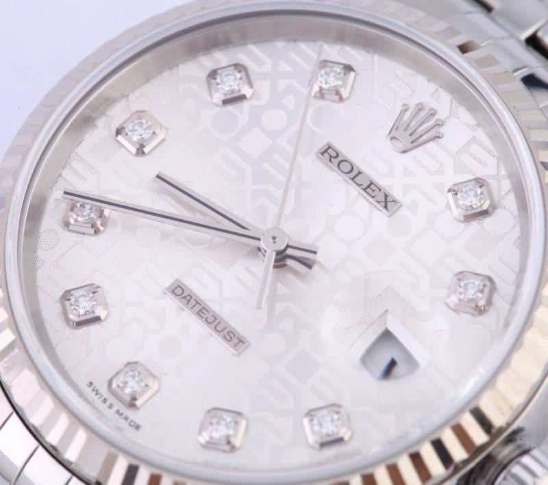 Men's Rolex DateJust 16234 Jubilee Diamond Dial