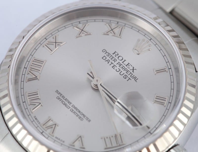 Rolex DateJust 16234 w/ Roman Dial