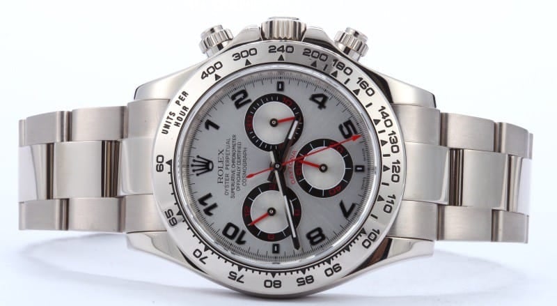 Rolex Daytona White Gold Silver