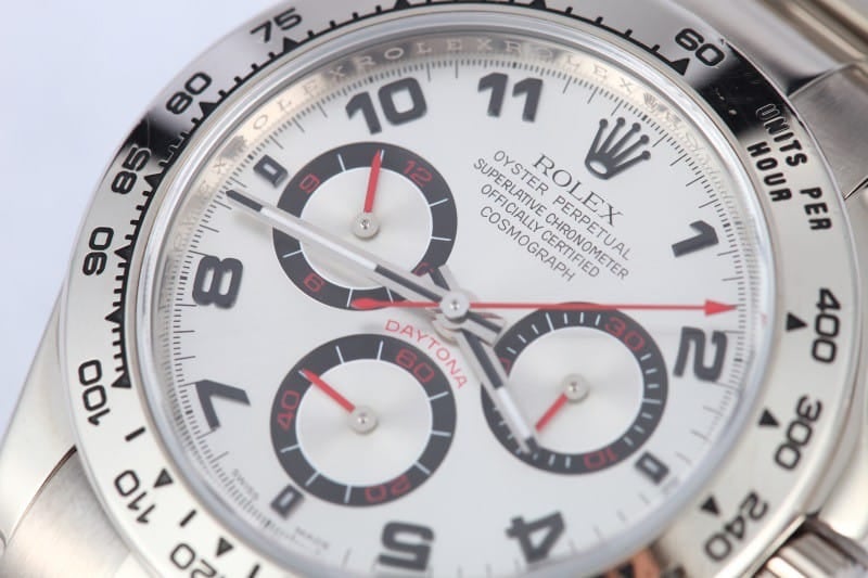 Rolex Daytona White Gold Silver