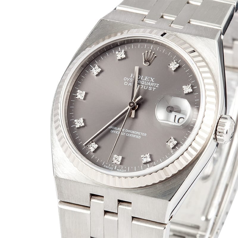 Pre-Owned Men's Rolex Datejust Oysterquartz 17014