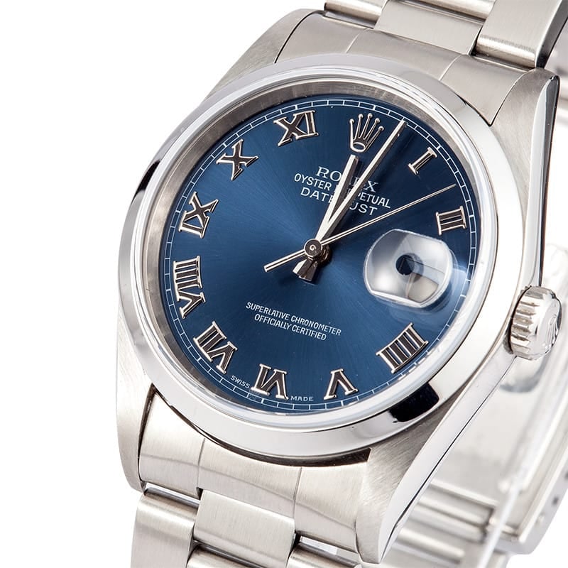 Men's Rolex Datejust Stainless Steel 16200