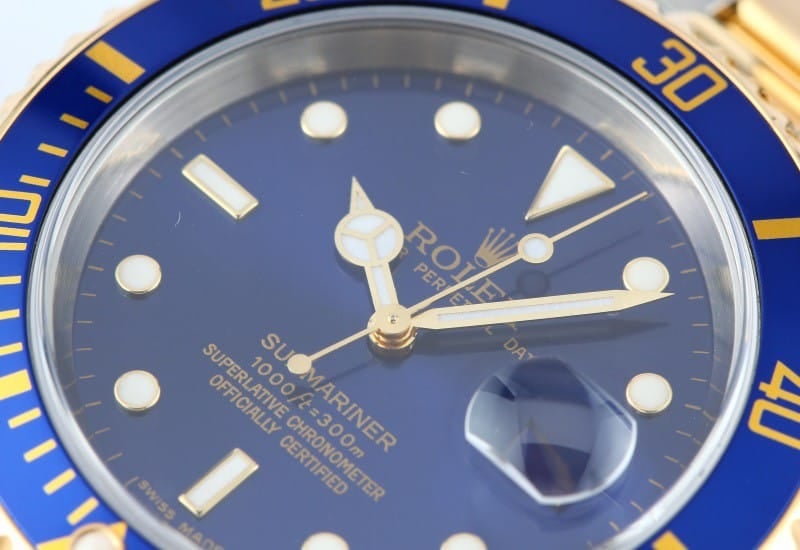 Used Rolex Submariner 16613 - Steel and Gold