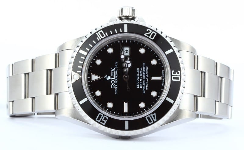 Pre-owned Mens Rolex Sea-Dweller Model 16600 Stainless, Slighlty Used