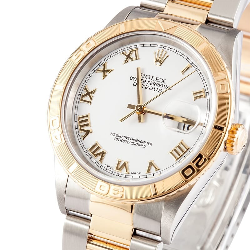 Rolex Datejust Turn-o-Graph Thunderbird Watch 16263