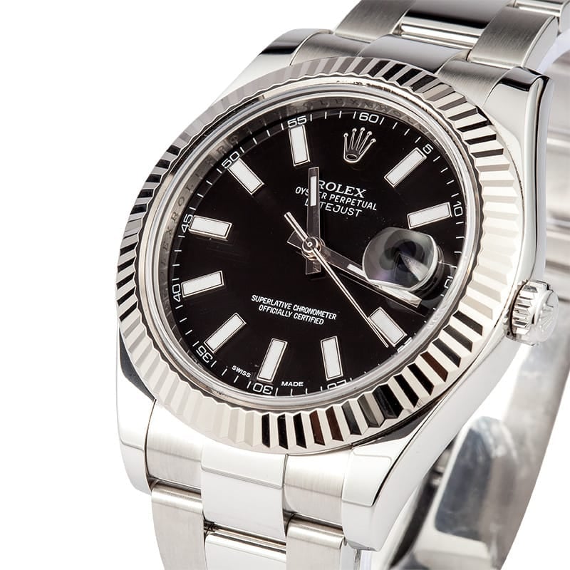 Mens Rolex 41MM DateJust II 116334