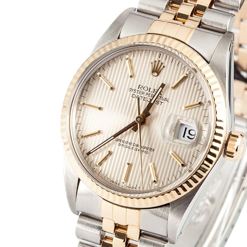 Two Tone Mens Datejust 16013