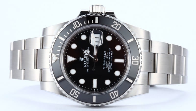 Rolex Black Ceramic Submariner 116610 Mens