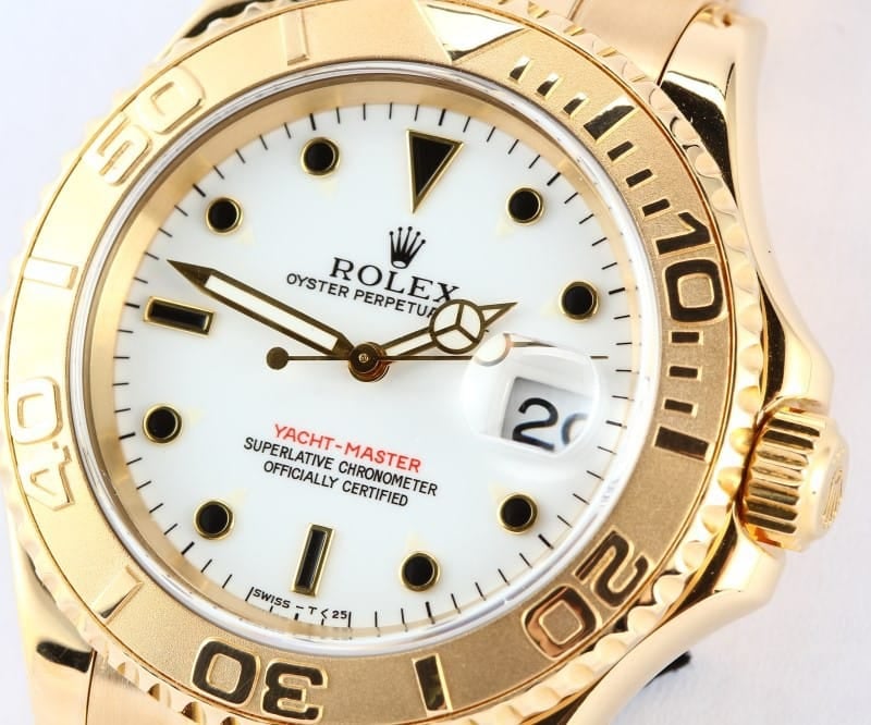 18K Yellow Gold Rolex Yacht-Master 16628