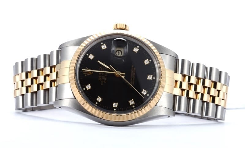 Mens Diamond Rolex Datejust 16013