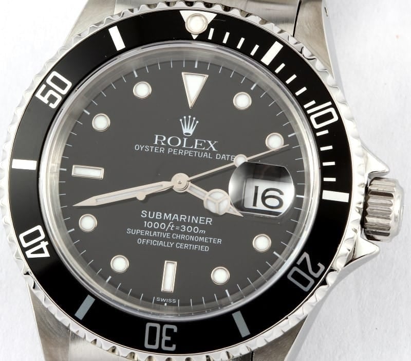 Rolex Submariner Black 16610 BLNR