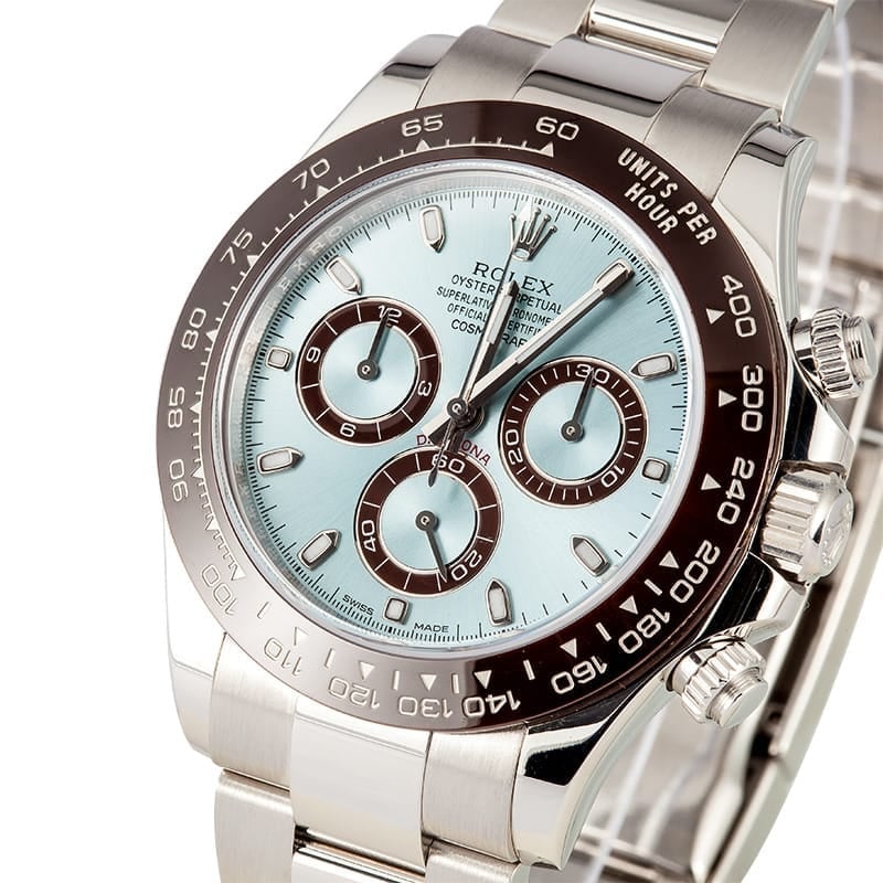 Rolex Anniversary Daytona Platinum Cosmograph 116506 at Bob's Watches