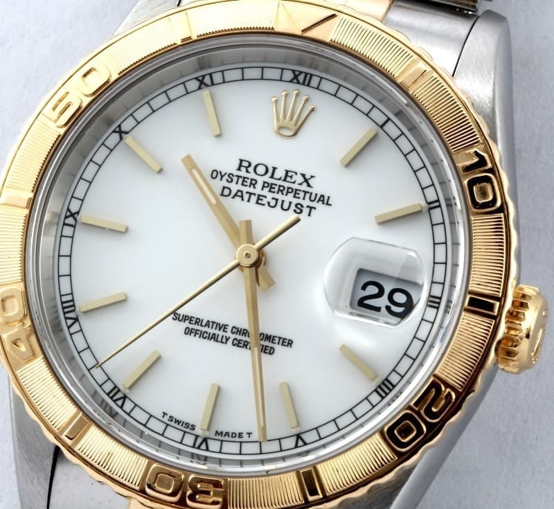 Rolex Thunderbird DateJust Steel and 18K