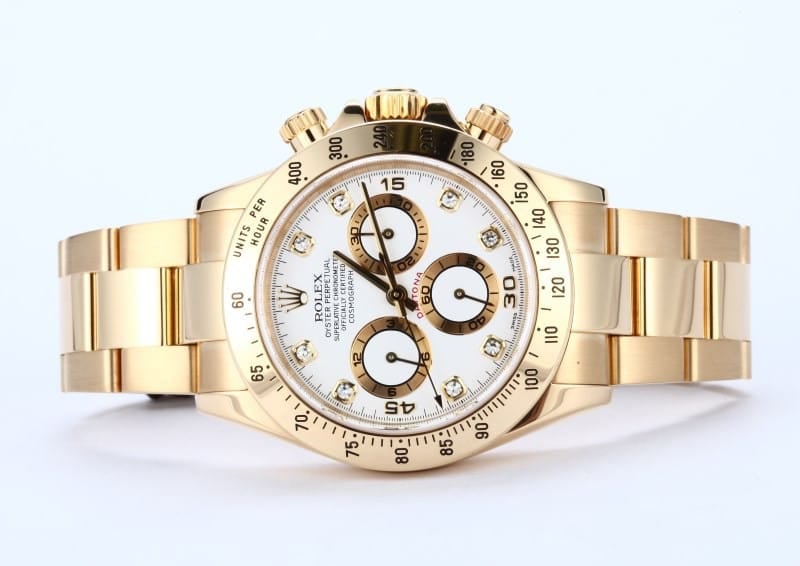 Rolex Daytona White Diamond Dial 116528