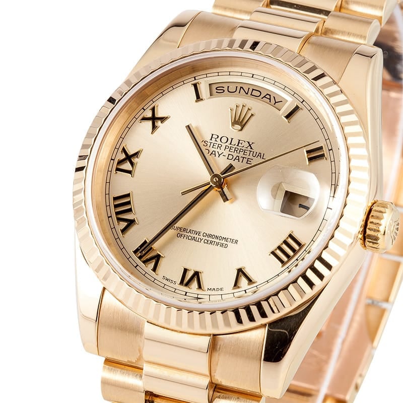 Rolex 18K YG Presidential 118238