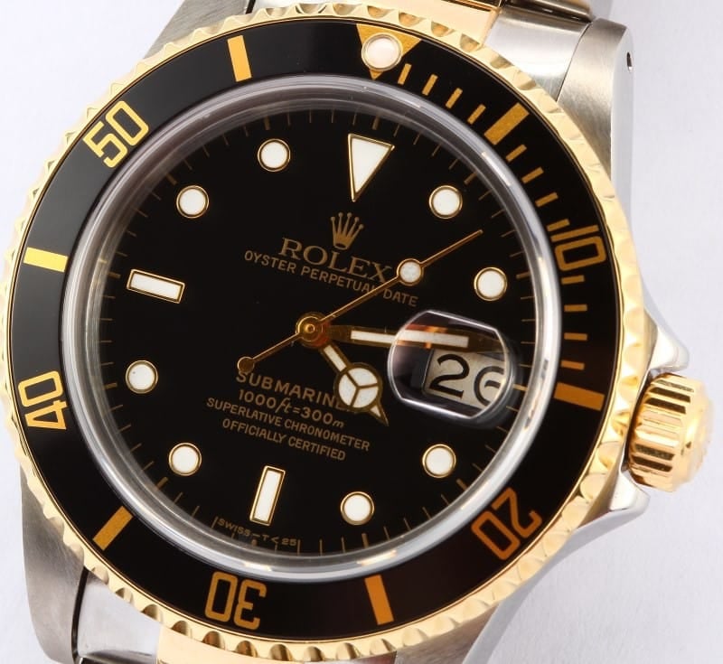 Men's Pre-Owned Rolex Submariner Transitional 16803